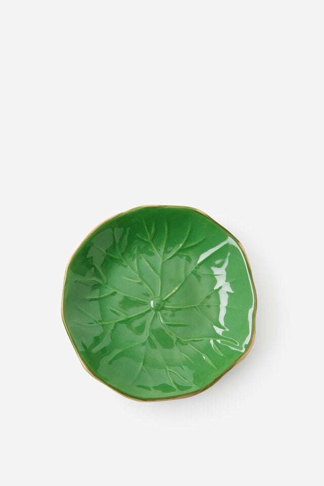 Shaped Sauce Dish, LOTUS LEAF