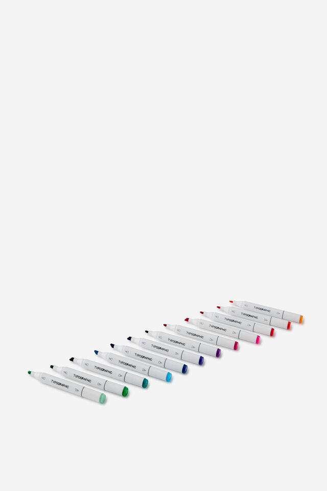 Artists Dual Art Marker 12Pk, BRIGHTS V2