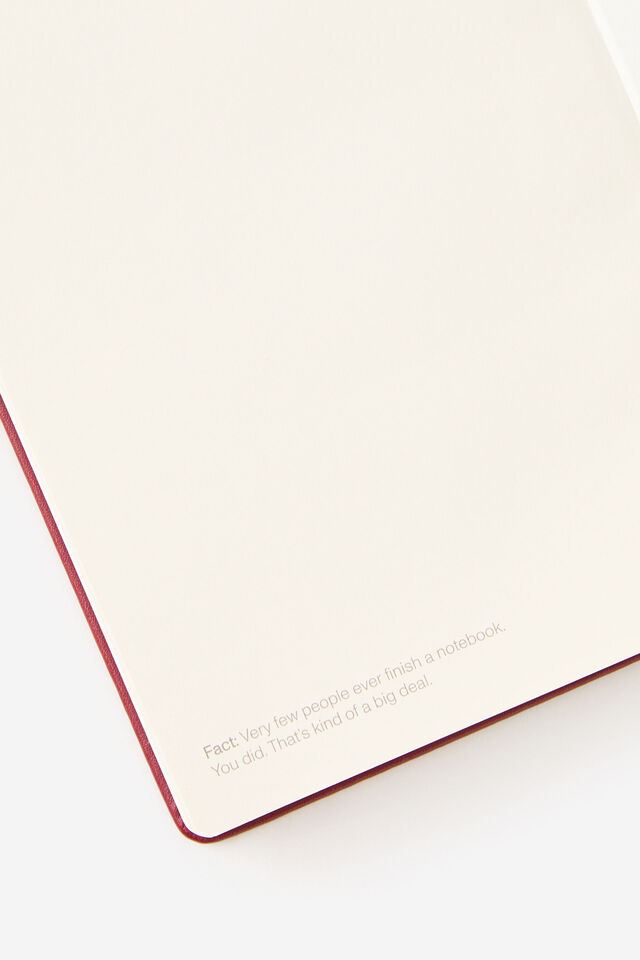 Metro B6 Hard Plain Notebook, Cabernet