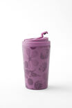 Metal Commuter Cup, DIGITAL ORCHID BERRY BLOSSOM - alternate image 2