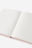 A5 Hard Lined Notetaker Notebook, BLOOM PL DEBOSS STRAWBERRY MILK - alternate image 3