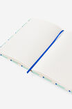 Personalised A5 Hard Lined Notetaker Notebook, JELLY MINT POLKA - example image 3