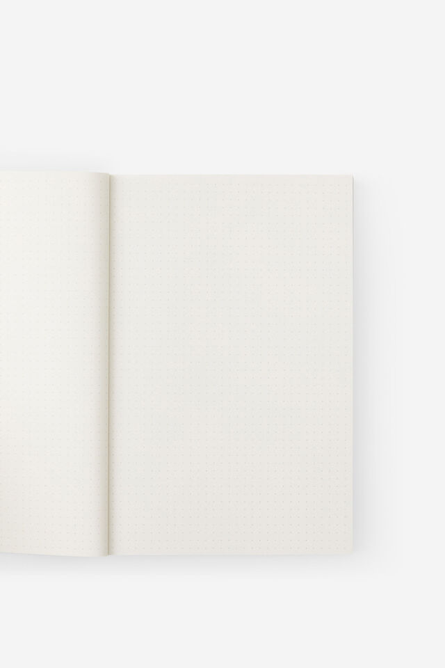 A5 Riley Dot Notebook, ECRU BLACK BOW