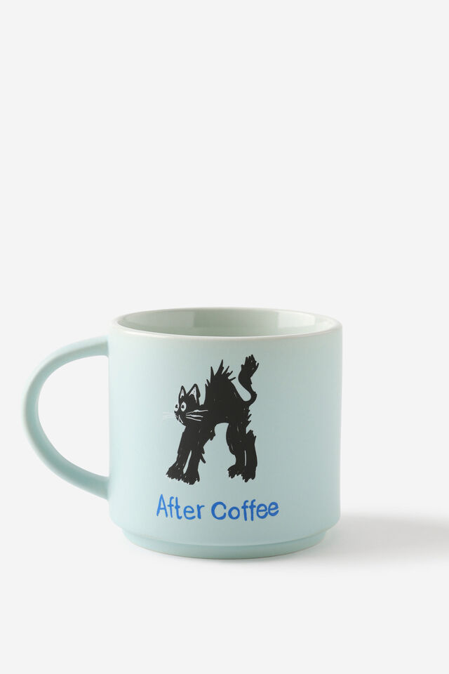 Everyday Mug, BEFORE & AFTER COFFEE CAT