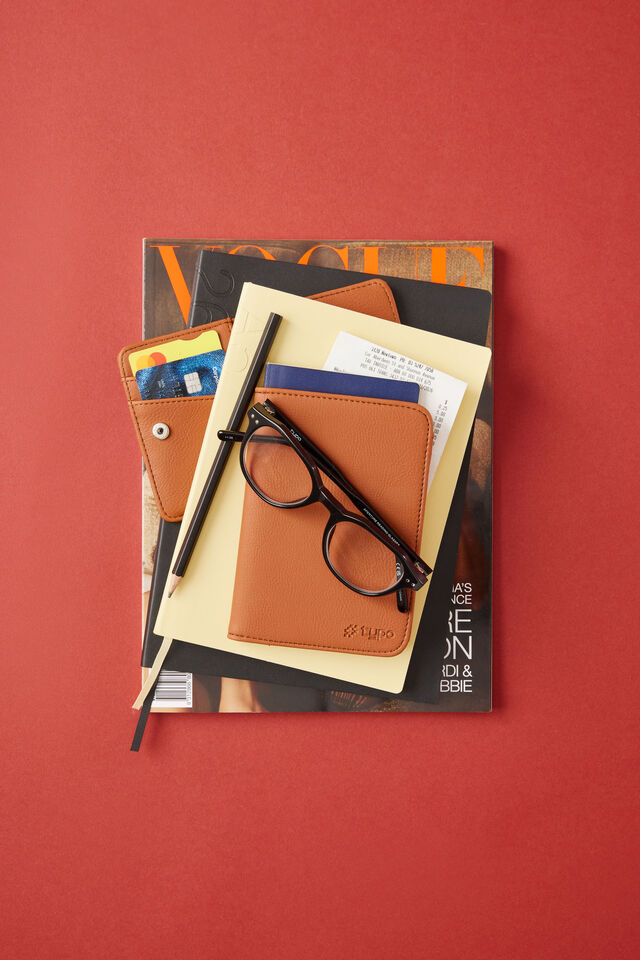 Passport Holder, TAN