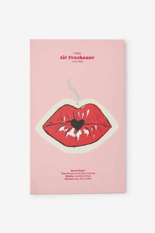 Love Air Freshener, RED LIPS