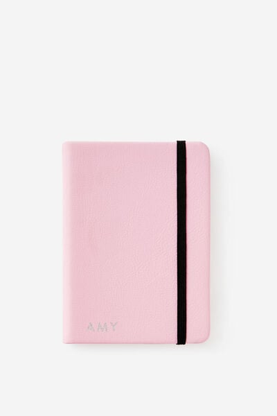 Personalised A6 Buffalo Journal, BLOSSOM PINK