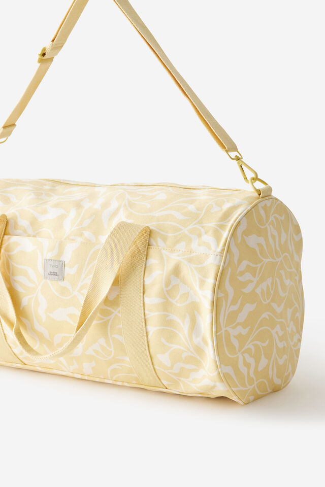 Campus Weekender Barrel Bag, MIRA FOLIAGE LIMONCELLO