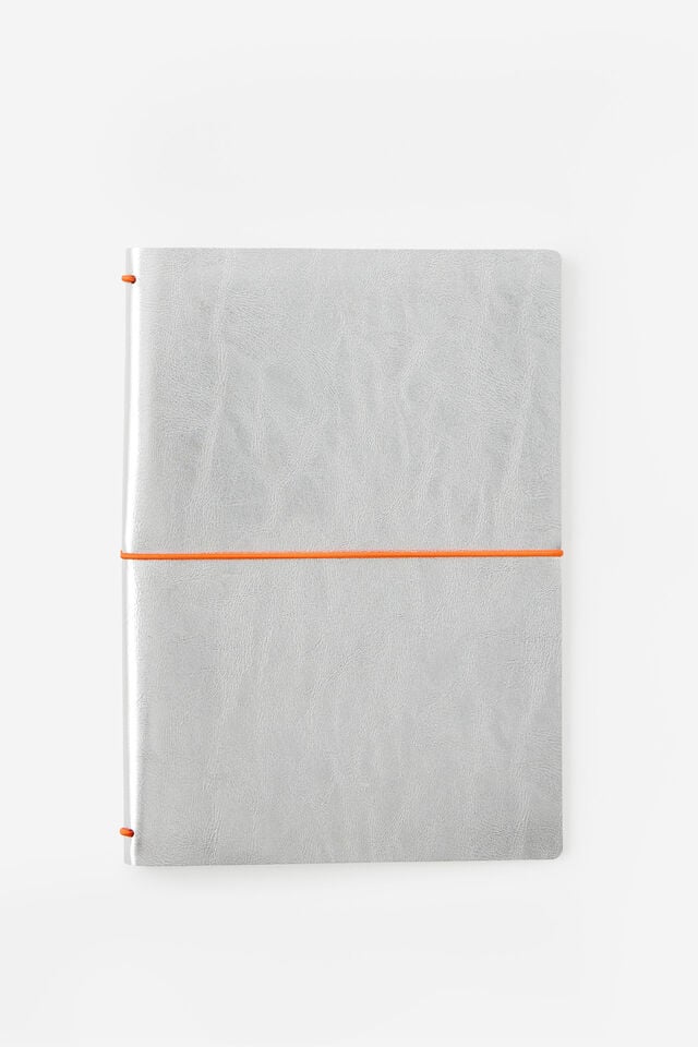 A5 Notebook Cover, CHROME