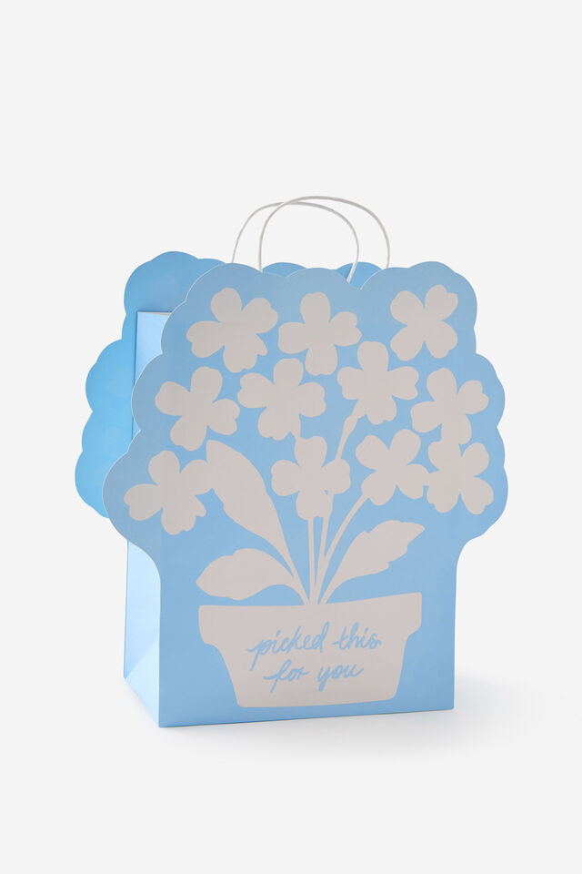Premium Gift Bag - Medium, SHAPED FLOWER BOUQUET