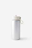 Personalised On The Move 350Ml Sipper Top, CHROME SILVER - example image 2