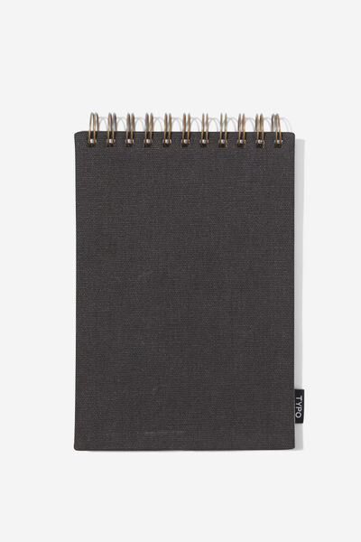 A5 Spiral Sketch Book, BLACK