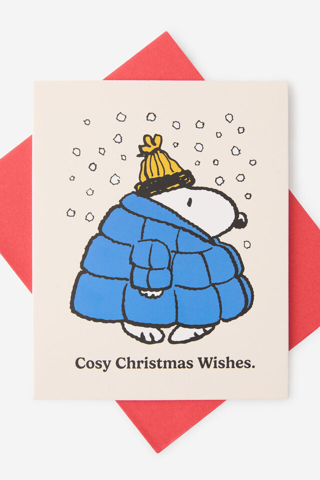 Peanuts Christmas Card 2025, LCN PEA COSY CHRISTMAS WISHES