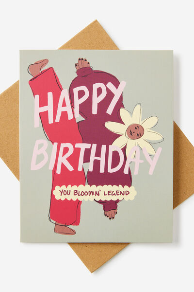 Nice Birthday Card 2.0, YOU BLOOMING LEGEND