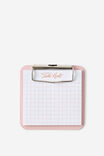Memo Clip Board, STRAWBERRY MILK - example image 2