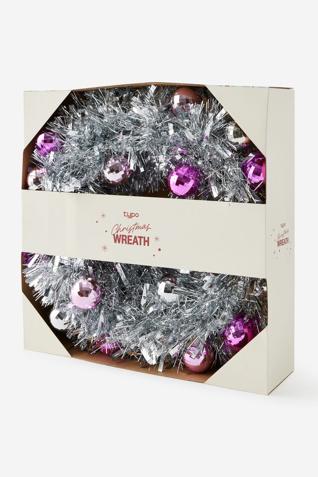 Christmas Wreath, DISCO BALLS