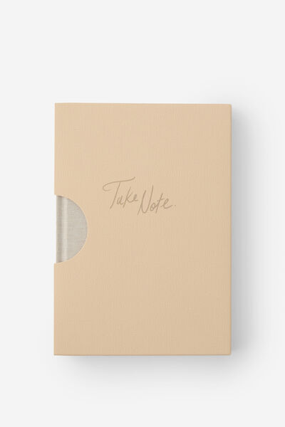 Loft A5 Plain Notebook, Chai Take Note
