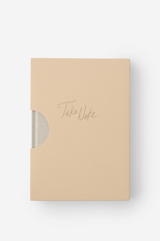 Loft A5 Plain Notebook, Chai Take Note