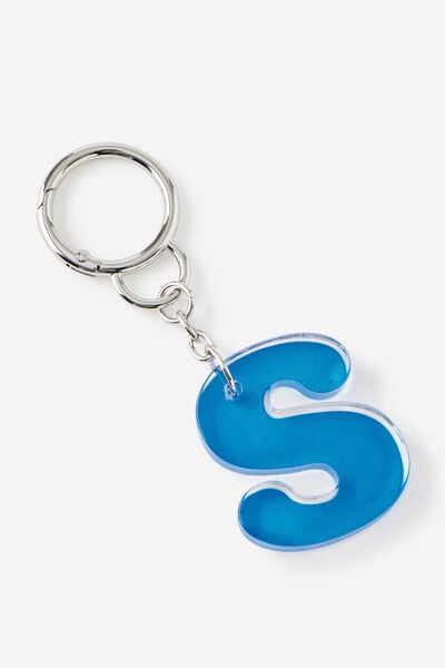 Alpha Keyrings, S COASTAL BLUE