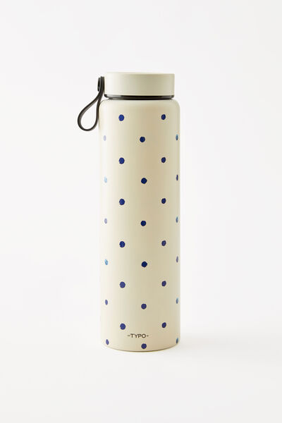 On The Move 1L Drink Bottle 2.0, BLUEBERRY POLKA