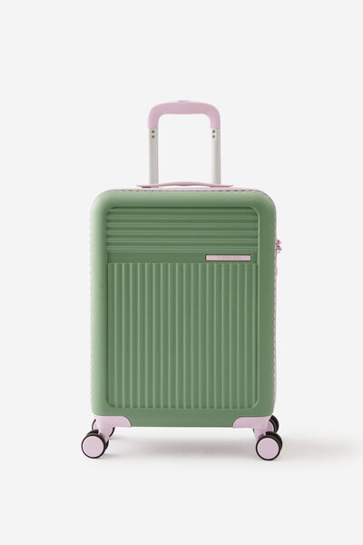Traveller 20 Inch Carry On Suitcase, MATCHA GREEN