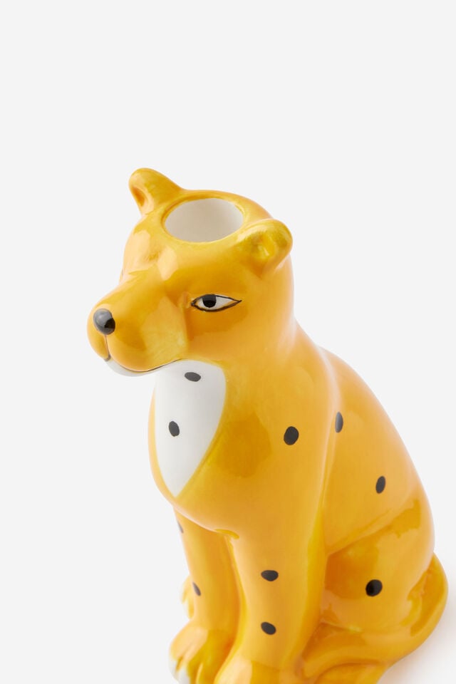 Shaped Candle Holder, CHEETAH