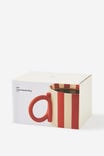 Loop Handle Mug, SWEET RED & ECRU - alternate image 3