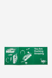 Luxe Nice Card, DUCKING AMAZING DUCK GREEN POP-OUT - alternate image 2