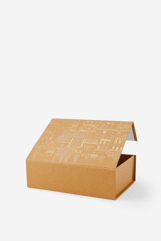 Medium Magnetic Flat Pack Box, TINY WORLD METALIC