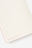 Metro B5 Hard Dot Notebook, Ditsy Pansy Pink Clay - alternate image 4