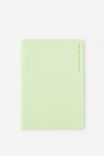 A5 Stitch Notebook, MINTY - example image 1