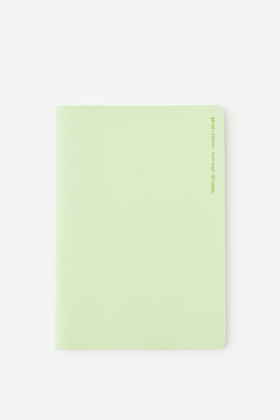 A5 Stitch Notebook, MINTY