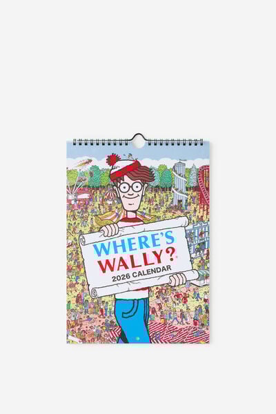 2026 Get A Date Wall Calendar, LCN UNI WHERE S WALLY