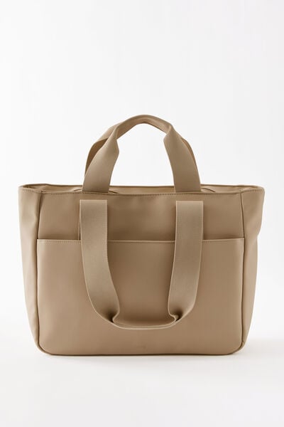Pro Oversized Tote, CHAI LATTE
