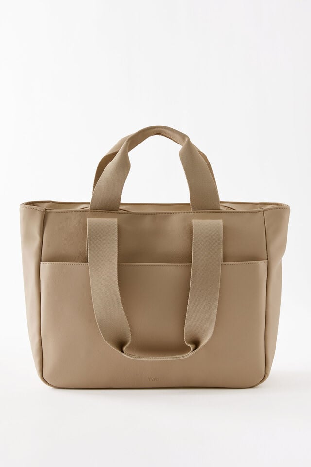 Pro Oversized Tote, CHAI LATTE