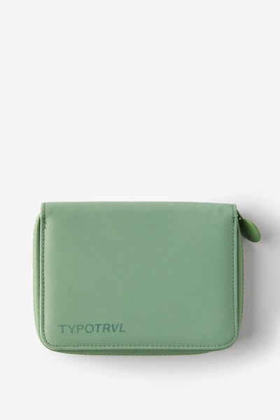 Traveller Passport Holder, MATCHA GREEN