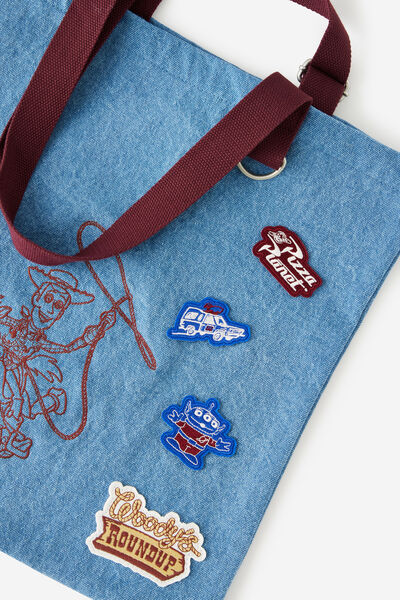 Collector Iron On Patches 3Pk, LCN DIS TOY STORY PIZZA PLANET