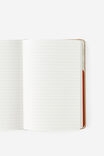 A5 Hard Cover Lined Notebook, CHAI DEBOSS STRIPE - alternate image 2