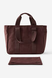Personalised Essential Tote Bag, ESPRESSO - example image 3