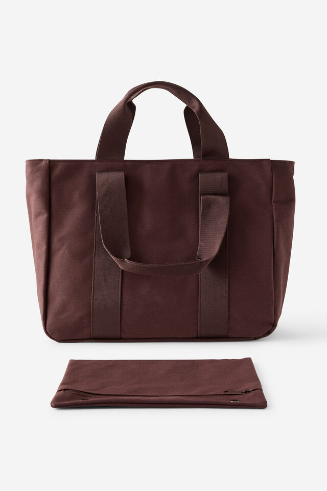 Personalised Essential Tote Bag, ESPRESSO