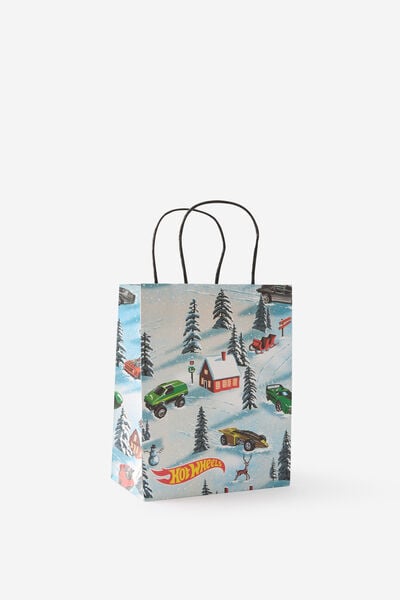 Gift Bag Small, LCN MAT HOT WHEELS SNOW