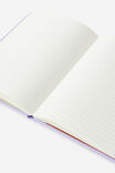 Personalised A5 Hard Lined Notetaker Notebook, ORCHID - example image 3