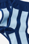 Mid Crew Socks, LONNI STRIPE - alternate image 3