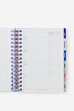 2027 A5 Weekly Bright Days Diary, LAVA RED COLOUR BLOCK - example image 4