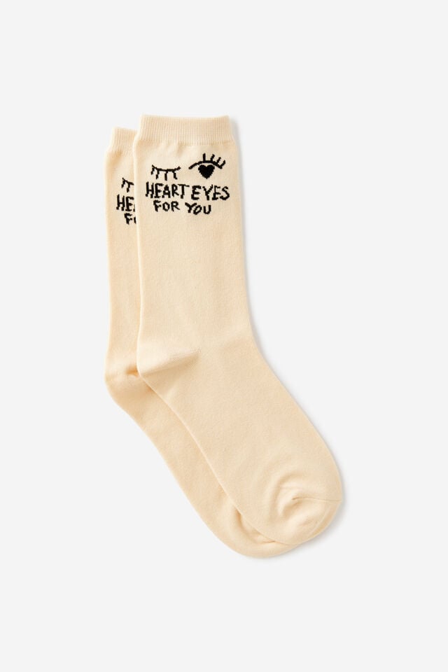 Socks, HEART & EYES FOR YOU