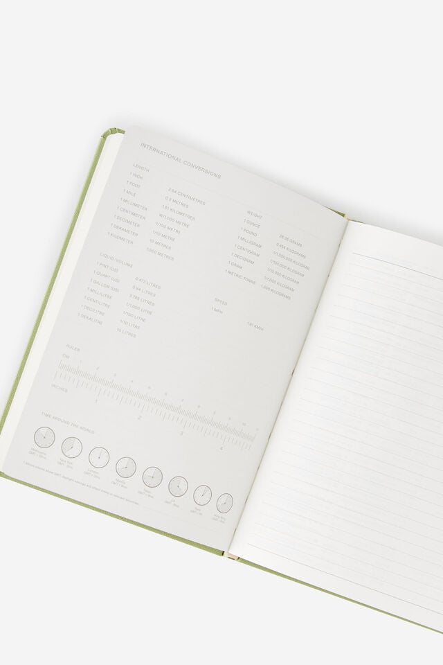 2026 B6 Weekly Hard Metro Diary, Little Treats Bay Leaf