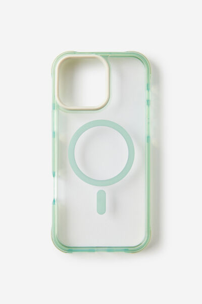 Active Shockproof Case Iphone 16 Pro Max, MINTY/CLOUD