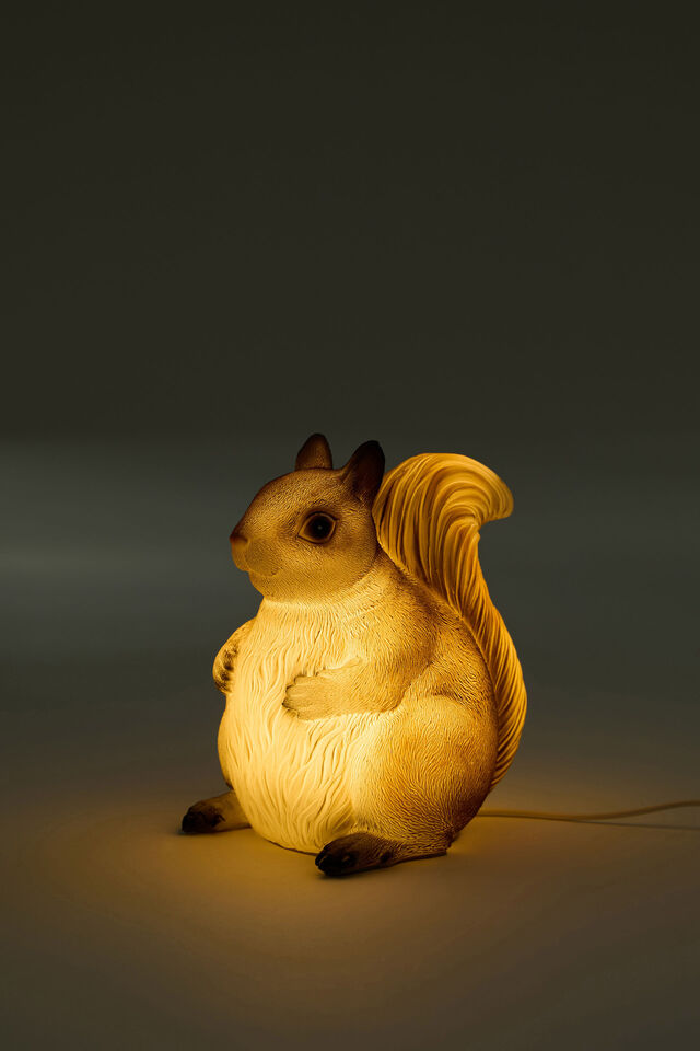 Resin Shaped Lamp, FAT SQUIRREL