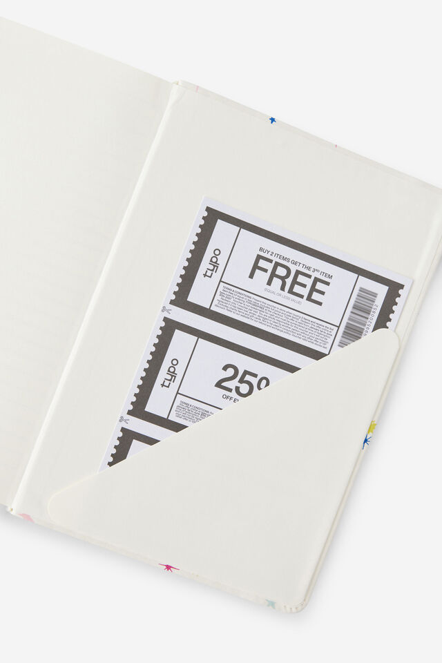 2027 A5 Daily On Schedule Diary, ECRU DITSY CELESTIAL