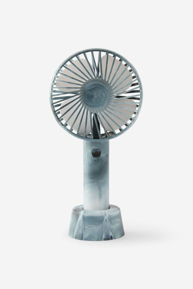 Desktop Fan, BLACK SWIRL
